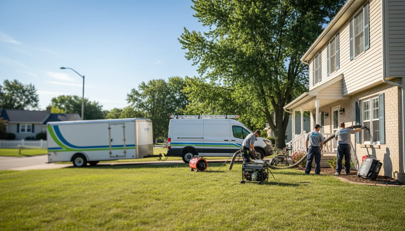 Flooded Basement Restoration And Cleanup With Repair in Edgerton, OH near me